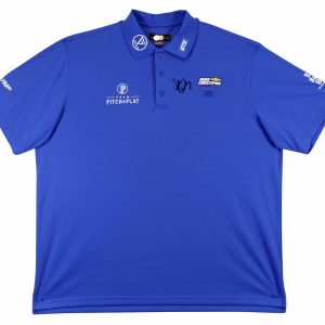 John Daly Authentic Signed Match Worn Blue Loudmouth Polo Shirt BAS #BK84736