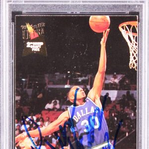 Mavericks Lucious Harris Authentic Signed 1993 Ultra #231 Rookie Card PSA Slab