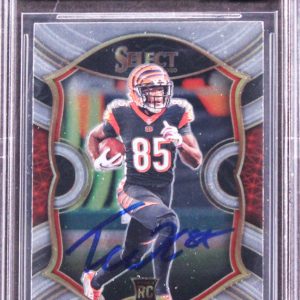 Bengals Tee Higgins Signed 2020 Select #60 Rookie Card Auto 10! BAS Slabbed