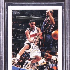 Bobcats D.J. Augustin Authentic Signed 2009 Topps #28 Card Autographed BAS Slab