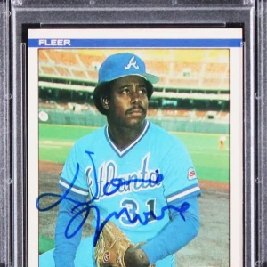 Braves Donnie Moore Authentic Signed 1984 Fleer #185 Card PSA/DNA Slabbed