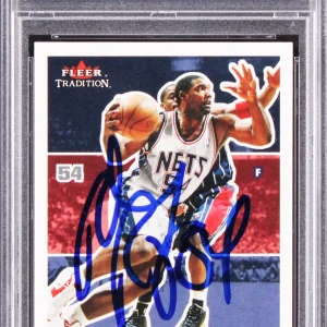 Nets Rodney Rogers Authentic Signed 2003 Fleer #105 Card PSA/DNA Slabbed