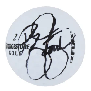 Rickie Fowler Authentic Signed WM Open Logo Bridgestone Golf Ball BAS #AC33599