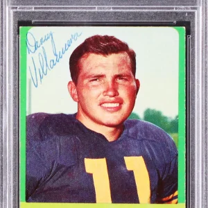 Rams Danny Villanueva Authentic Signed 1963 Topps #43 Card PSA/DNA Slabbed