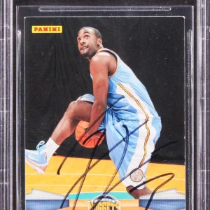 Nuggets Ty Lawson Authentic Signed 2009 Panini #368 Rookie Card BAS Slabbed