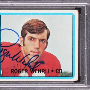 Cardinals Roger Wehrli Authentic Signed 1972 Topps #59 Card PSA/DNA Slabbed
