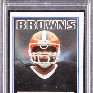 Browns Charles White Authentic Signed 1983 Topps #259 Card PSA/DNA Slabbed