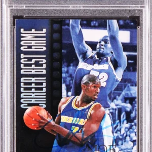 Warriors Joe Smith Authentic Signed 1997 Hoops #345 Card PSA/DNA Slabbed