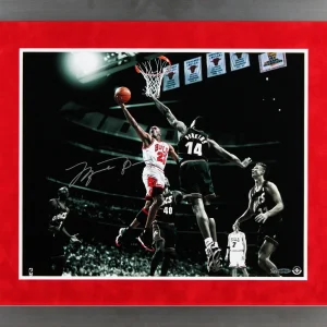 Bulls Michael Jordan Authentic Signed 16x20 Framed Photo LE #1/123 UDA #BAM44341