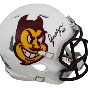 Arizona State Jordyn Tyson Authentic Signed White Speed Mini Helmet BAS Witness