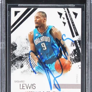 Magic Rashard Lewis Authentic Signed 2009 Rookies And Stars #70 Card BAS Slabbed