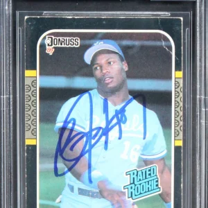 Royals Bo Jackson Authentic Signed 1987 Donruss #35 Card Auto 10! BAS Slabbed