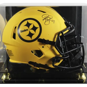 Steelers Troy Polamalu Signed Rave Full Size Speed Proline Helmet W/ Case BAS W