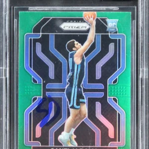 Santi Aldama Signed 2021 Panini Prizm Grn #276 Rookie Card Auto 10! BAS Slabbed