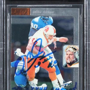 Bucs Mike Alstott "XXXVII Champs!" Signed 1996 SP #126 RC Card Auto 10! BAS Slab