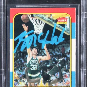 Celtics Kevin McHale Authentic Signed 1986 Fleer #73 Card BAS Slabbed