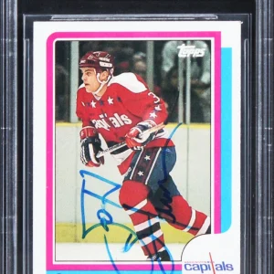 Capitals Scott Stevens Authentic Signed 1986 Topps #126 Card BAS Slabbed