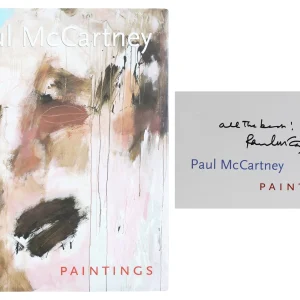 Paul McCartney "All The Best 2002" Authentic Signed Hard Cover Book BAS #AE13649