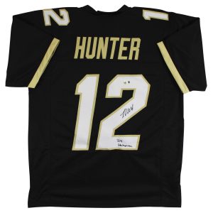 Colorado Travis Hunter "24 Heisman" Signed Black Pro Style Jersey BAS Witnessed