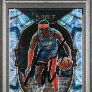 Thunder Shai Gilgeous-Alexander Signed 2022 Select Scope #56 Card PSA Slabbed