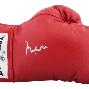 Muhammad Ali Authentic Signed Red Everlast Boxing Glove Autographed BAS #AE13639