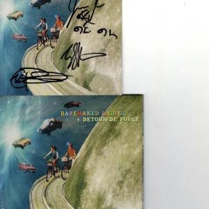 BARENAKED LADIES signed DETOUR DE FORCE CD Insert RARE! FULL GROUP