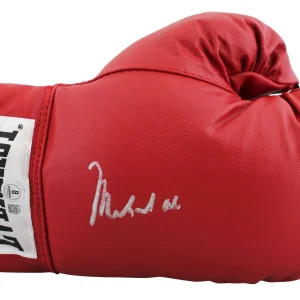 Muhammad Ali Authentic Signed Red Everlast Boxing Glove Autographed BAS #AE13634