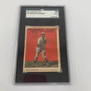 1914 Cracker Jack Grover Cleveland Alexander #37 SGC 2 Good