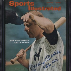 Mickey Mantle "536 Home Runs" Signed 1965 Sports Illustrated JSA 10 GEM MINT