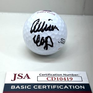 Allisen Corpuz Hand Signed 2023 Pebble Beach US Open Major Golf Ball JSA Cert 1