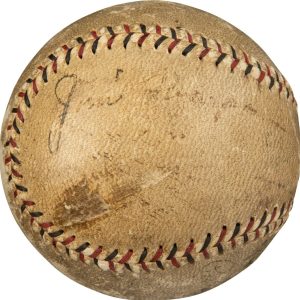 1920's Jim Thorpe Signed Game Used Official National League Baseball PSA DNA COA