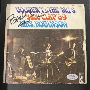 Booker T. Jones Signed Vinyl  "Soul Clap 69" Album PSA/DNA Autographed Music