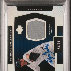 2003 Ult Col Ult Gm Jrsy #J-RC Roger Clemens Tr 1 23/99 signed PSA 8 Auto 10