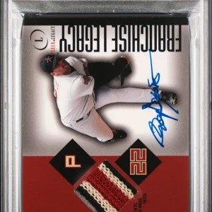 2004 Fleer Leg Frnchs Ptch #FL/RC Roger Clemens Pat Prl 99 signed SA A Auto 10