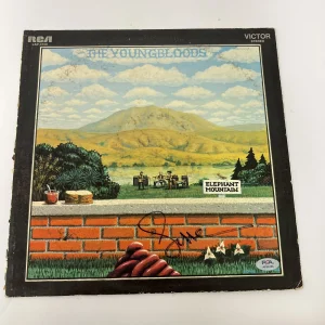 Jesse Colin Young Signed Vinyl PSA/DNA Autographed Elephant Mountain