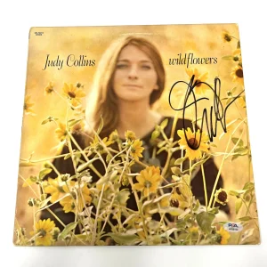 Judy Collins Vinyl Cover PSA/DNA Autographed Wild Flowers