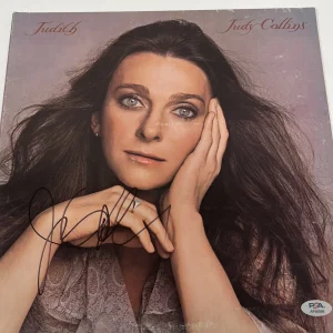 Judy Collins Signed Vinyl Cover PSA/DNA Judith