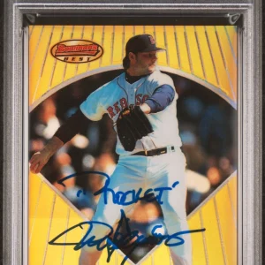 1996 Bowman's Best #32 Roger Clemens Refractor signed card PSA A Auto 10