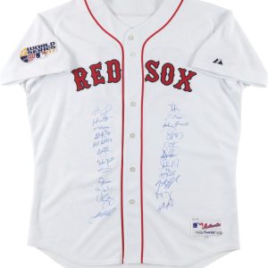 2007 Boston Red Sox Team World Series Champs Signed World Series Jersey PSA DNA