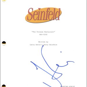 Jerry Seinfeld Signed Autograph The Chinese Restaurant Script Screenplay Beckett