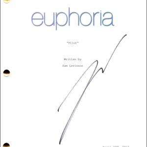 Jacob Elordi Signed Autograph Euphoria Full Pilot Script Screenplay Nate Jacobs