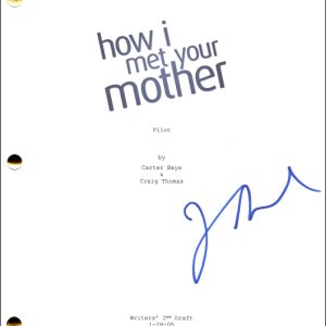 Jason Segel Signed Autograph How I Met Your Mother Full Pilot Script - Marshall