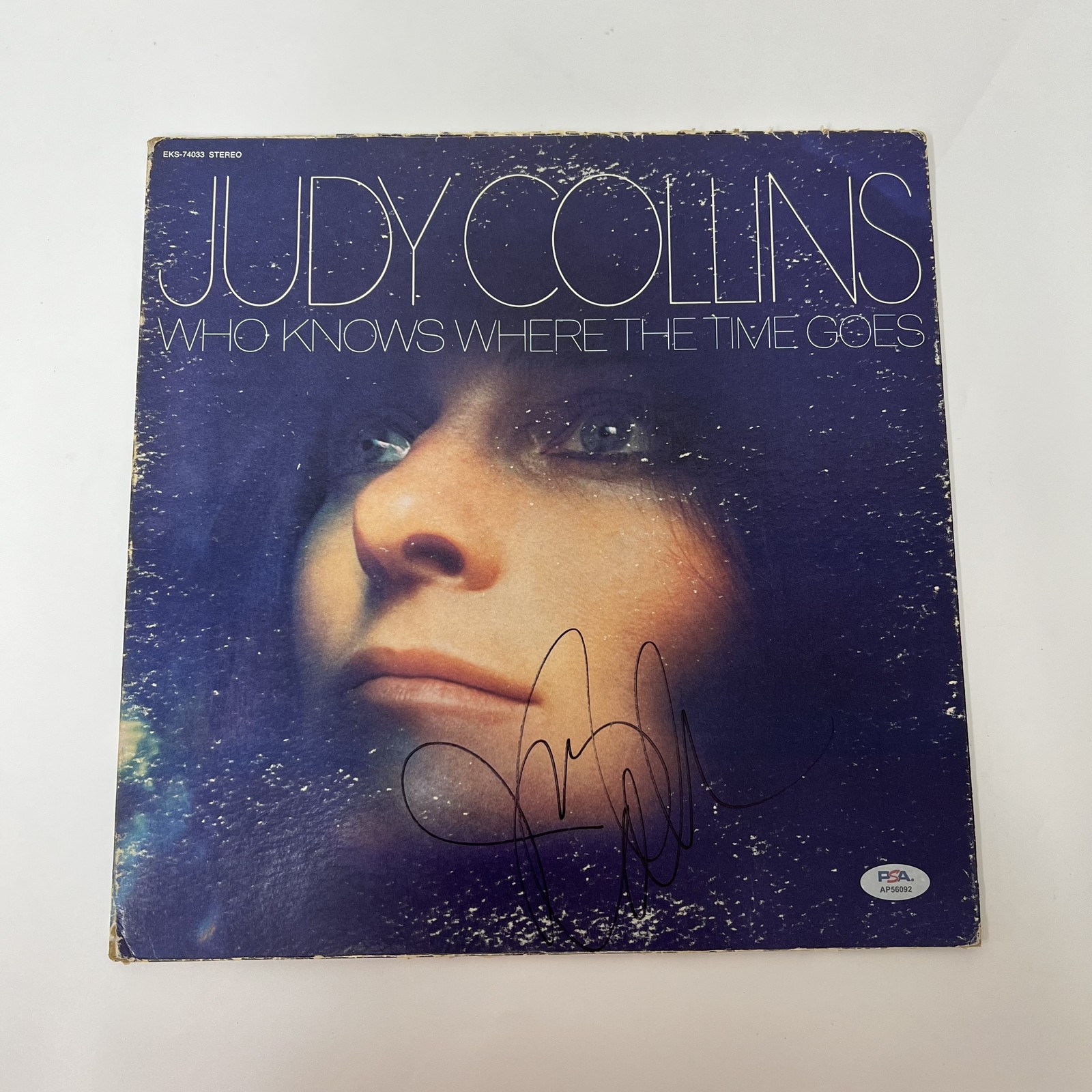 Judith Riley Autograph Judy Collins Signed Vinyl Cover PSA Autographed Who Knows Where The ...