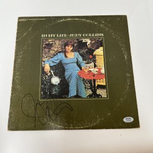 Judy Collins Signed Vinyl Cover PSA/DNA Autographed In My Life