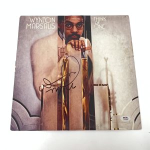 Wynton Marsalis Signed Vinyl Cover PSA/DNA Think Of One Autographed
