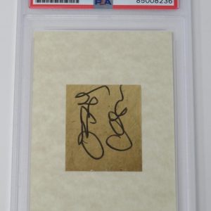 Ozzy Osbourne BLACK SABBATH Signed Autograph Auto Index Card Cut Slab PSA JSA