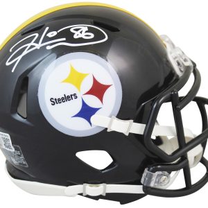Steelers Hines Ward Authentic Signed Speed Mini Helmet Autographed BAS Witnessed