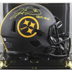 Steelers Hines Ward "SB MVP" Signed Eclipse F/S Speed Proline Helmet w/ Case BAS