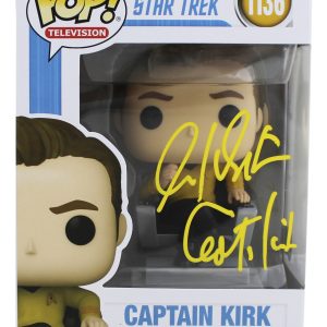 William Shatner Star Trek "Captain Kirk" Signed #1136 Funko Pop Figure BAS Wit