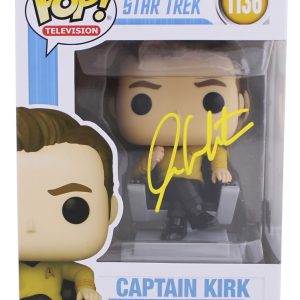 William Shatner Star Trek Signed Captain Kirk #1136 Funko Pop Figure BAS Witness